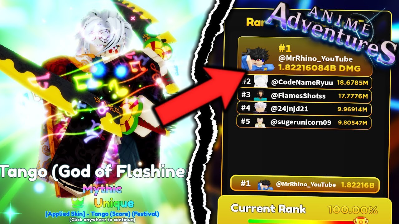 How To Get FIRST PLACE On New Tournament Week 33 In Anime Adventures!