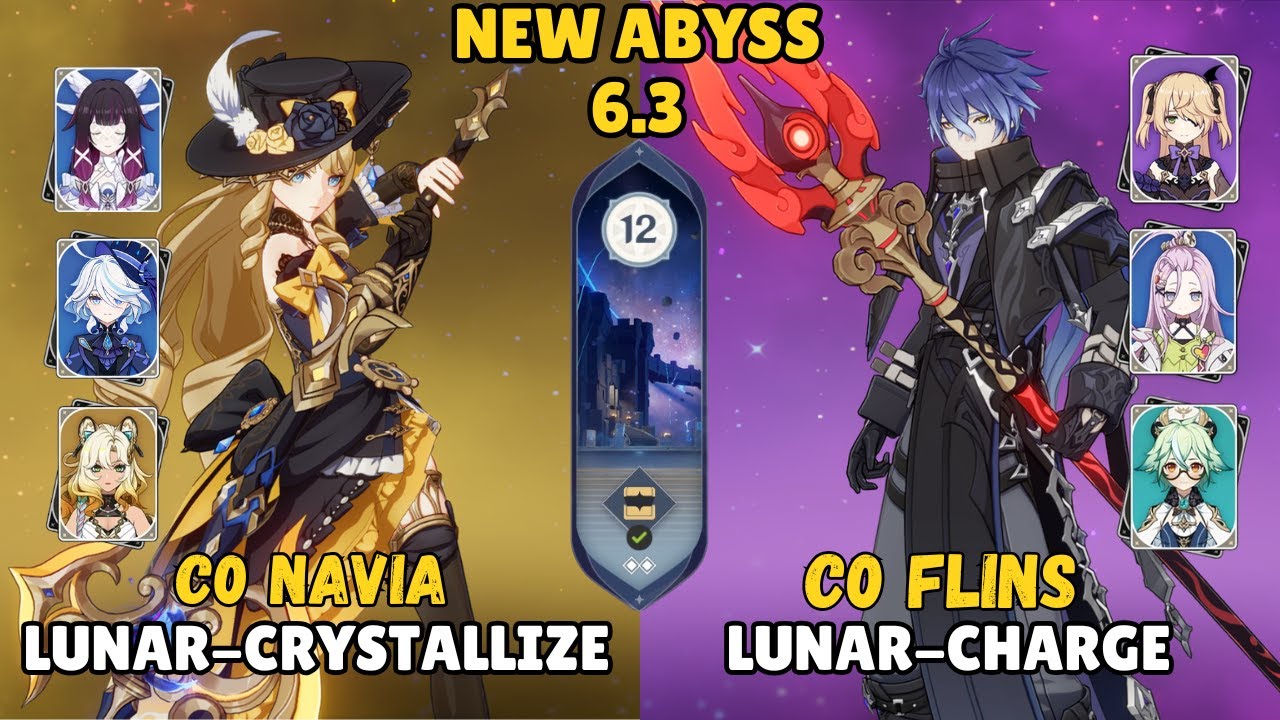 [NEW] C0 Columbina + C0 Navia & C0 Flins F2P Teams | Spirall Abyss 12 | 6.3 Genshin Impact