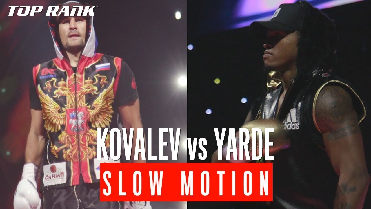 Kovalev vs Yarde: Slow Motion Highlights
