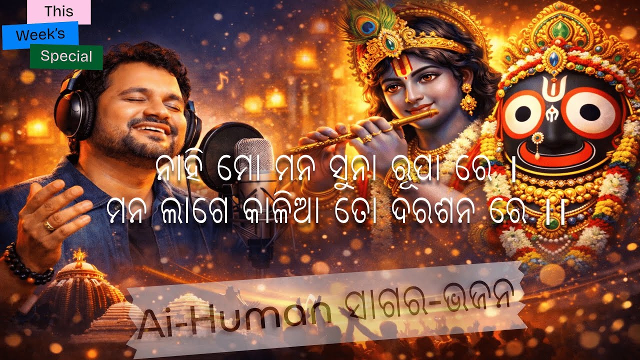 🙏 ନାହି ମୋ ମନ ସୁନା ରୂପା ରେ  ମନ ଲାଗେ କାଳିଆ ତୋ ଦରଶନ ରେ 🙏