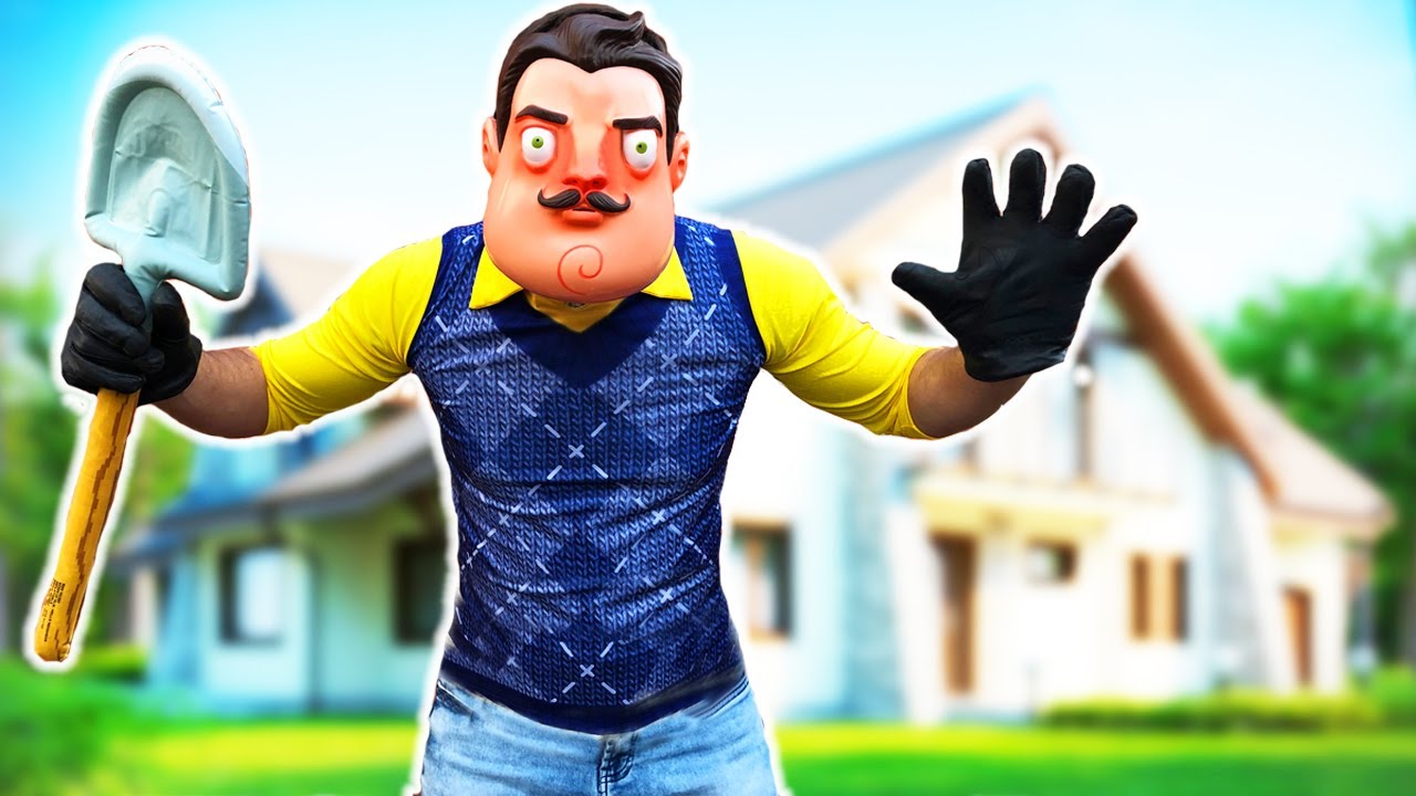 ПРИВЕТ СОСЕД в Реальной жизни Прятки Hello Neighbor Куда спрятались дети Лев и Глеб?