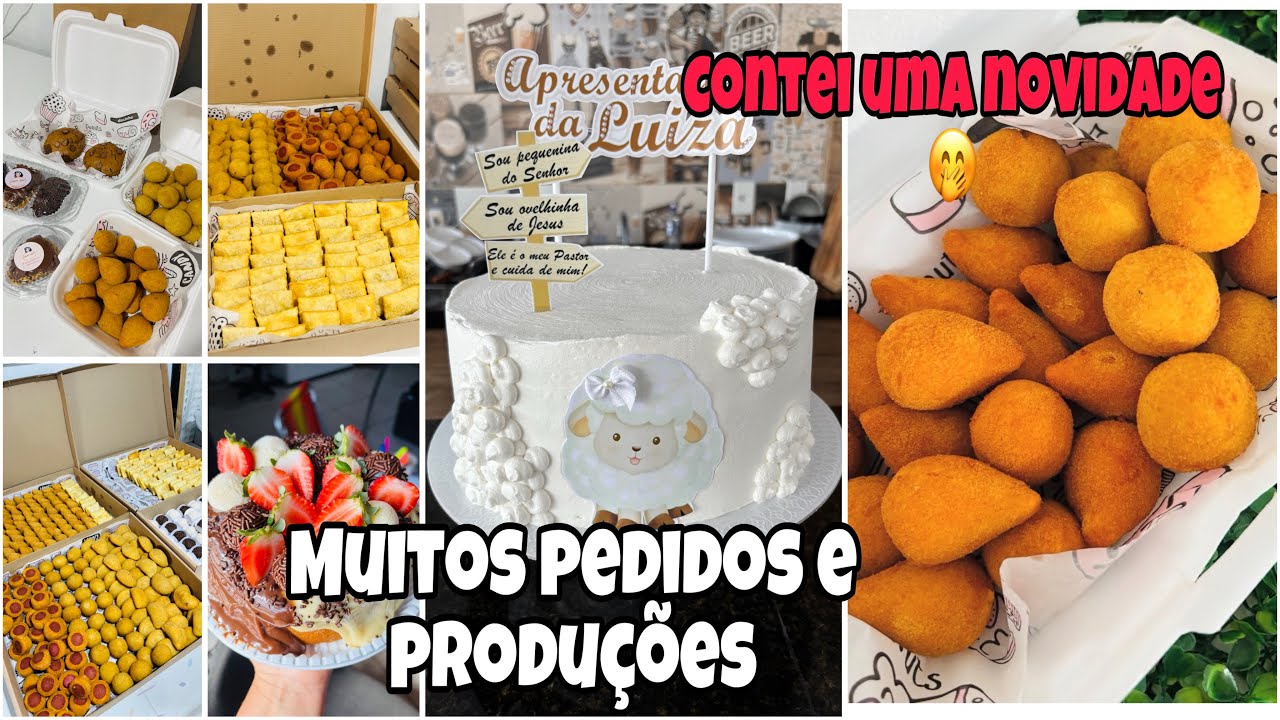 Muitas produções e pedidos por aqui🙌🏻🩵 Tem novidades 🤭🤭 #deliverysp #doces