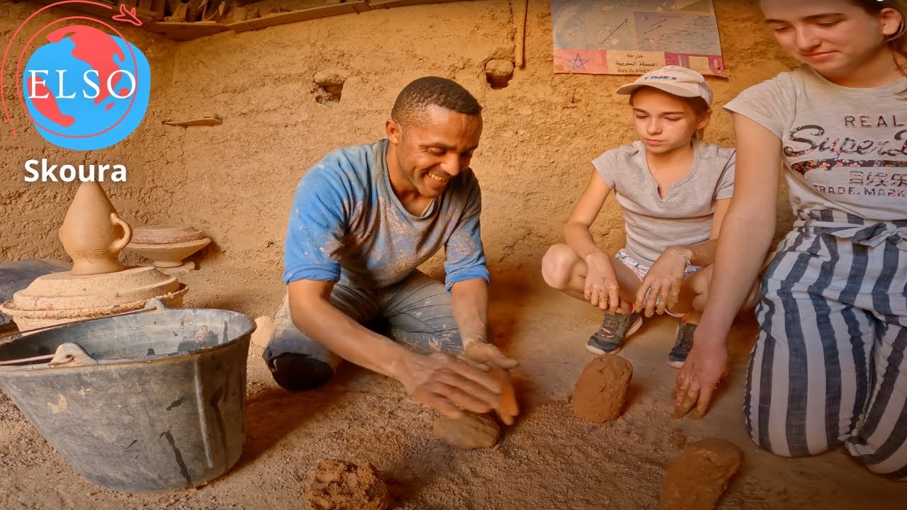 Mohamed : Potier de la Palmeraie de Skoura - Maroc 2021-