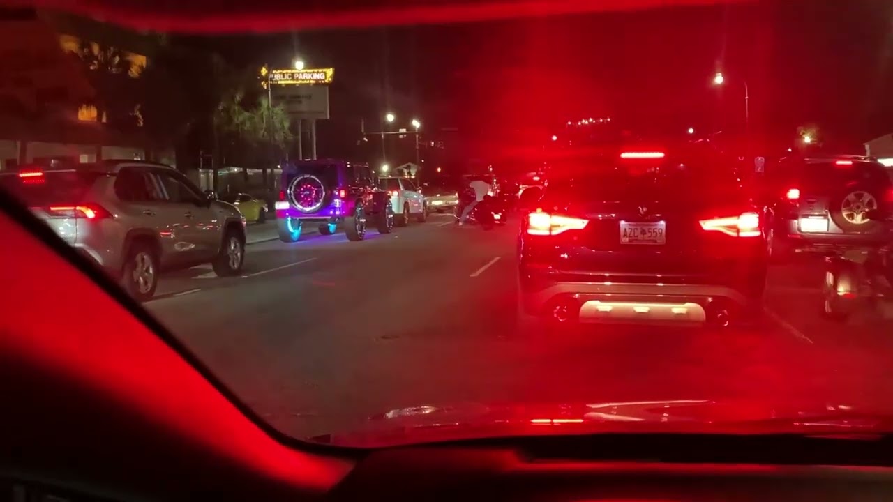 Black Bike Week 2022, Myrtle Beach:  Proof That On a Beautiful Sat. Night...Very Few Showed UP