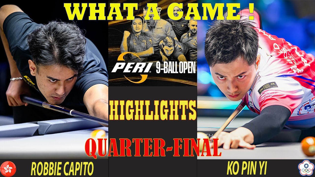 QUARTER-FINALS | ROBBIE CAPITO vs KO PIN YI | HIGHLIGHTS | 2025 PERI OPEN