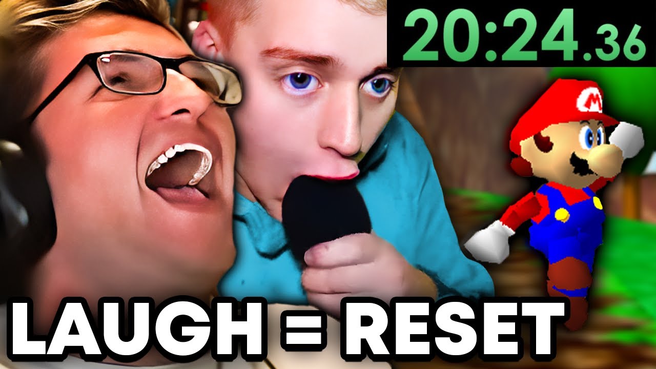 A speedrun, but I reset if chat makes me laugh