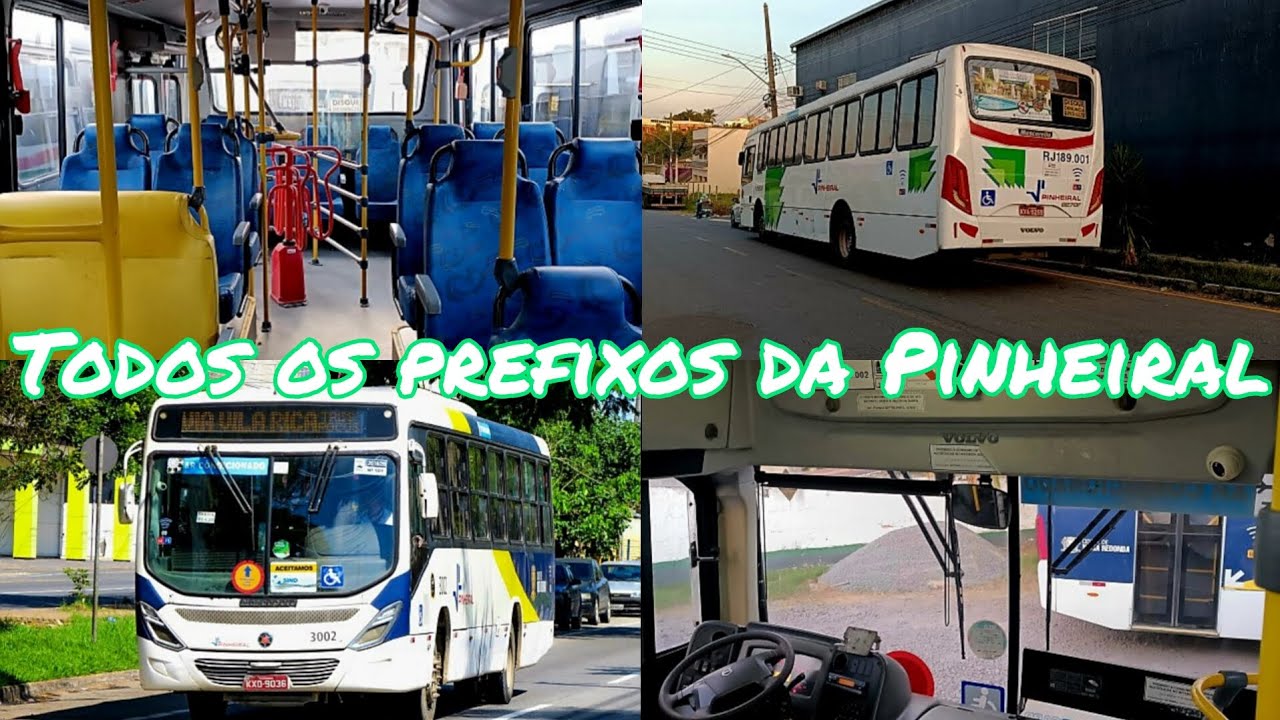 Todos os Prefixos da Viação Pinheiral Parte 1