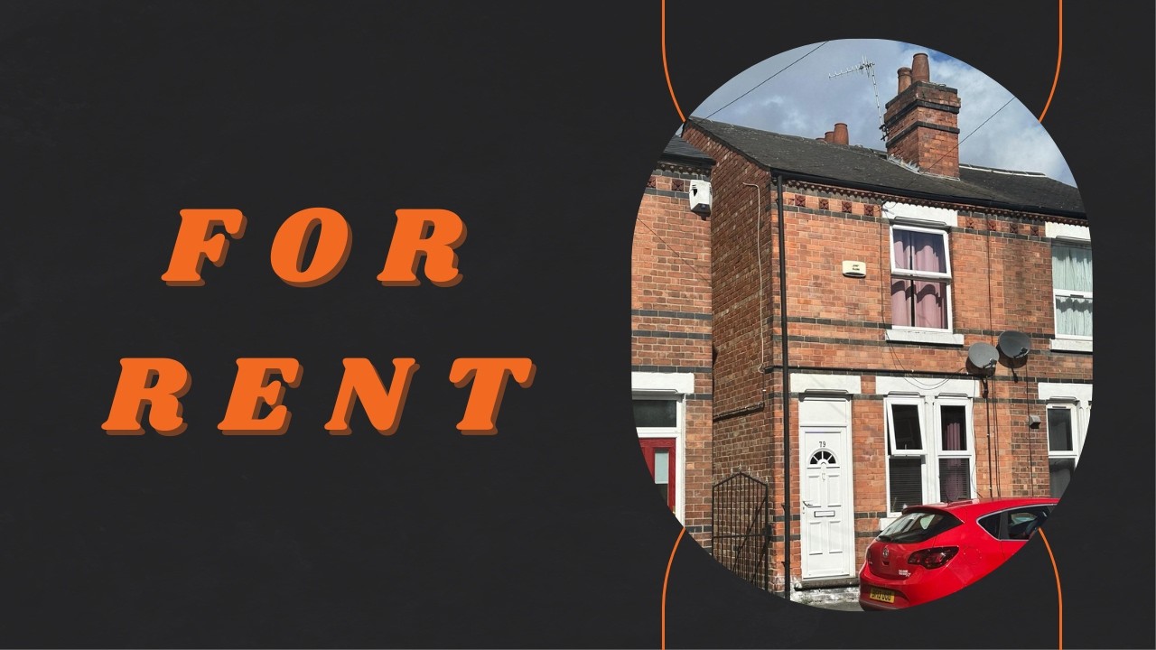2 Bed House to Rent Nottingham | Chelmsford Road | Private Garden | £800 PCM