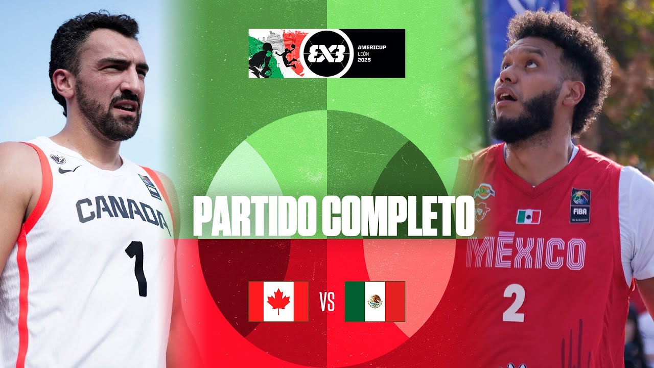 Canadá 🇨🇦 vs México 🇲🇽 | Masculino | Partido Completo de Cuartos de Final | FIBA 3x3 AmeriCup 2025