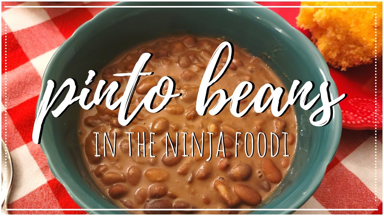 Super easy and quick PINTO BEANS in the NINJA FOODI || Pressure cooker recipes