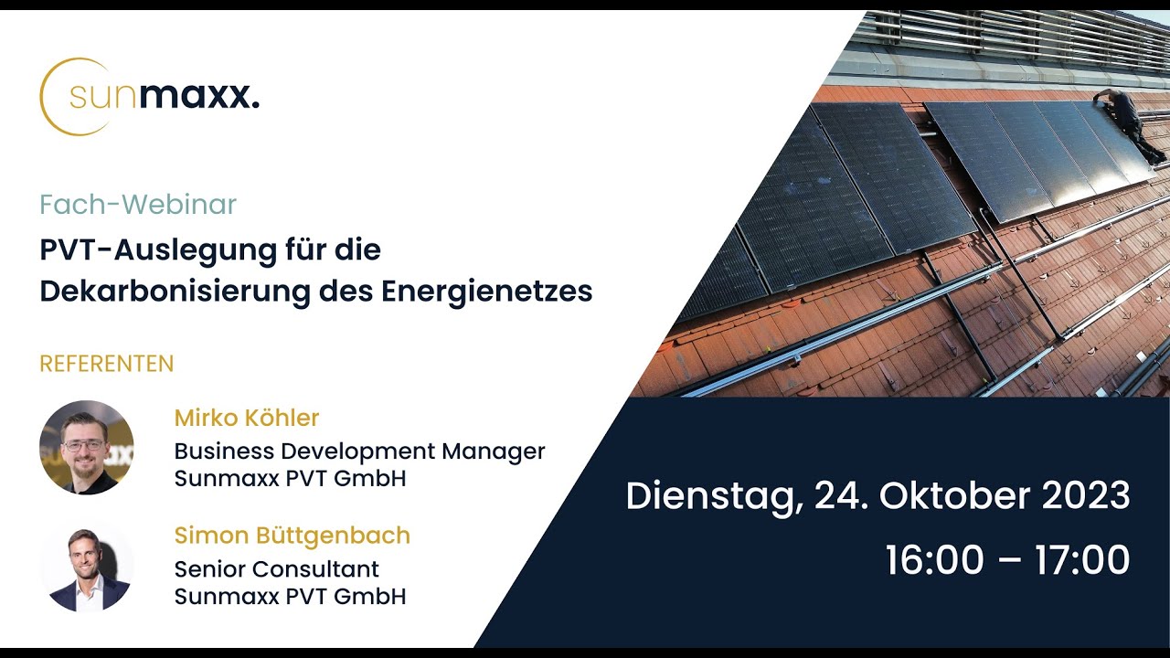 PVT-Auslegung für die Dekarbonisierung des Energienetzes: Fach-Webinar vom 17.04.2024