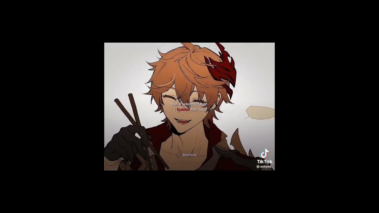 zhongli x childe  tiktoks part five ( thanks for 532 subs)