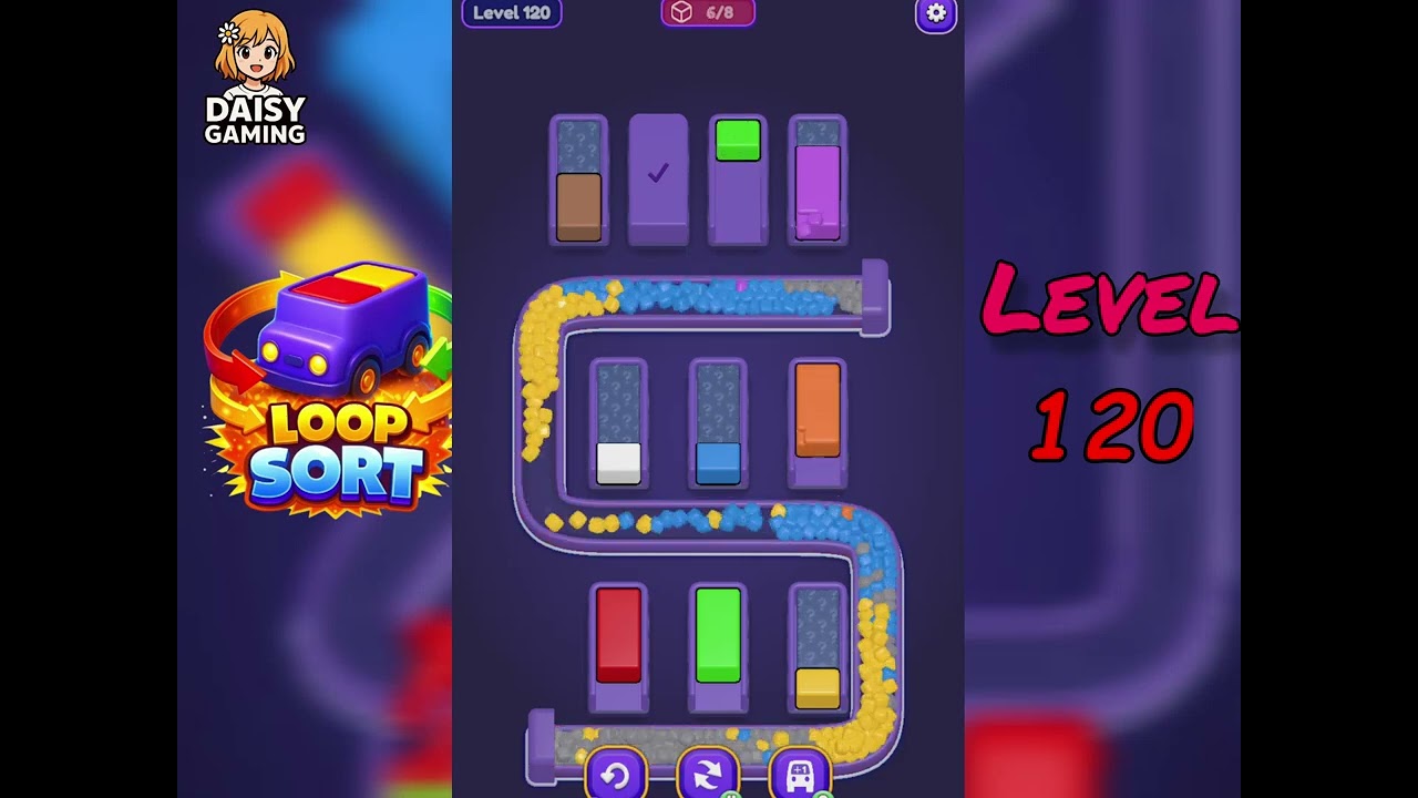 Loop Sort Level 120 Walkthrough