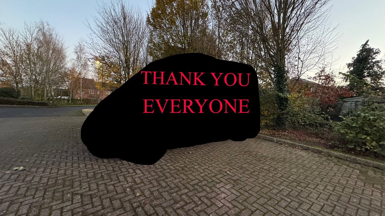 My new van big thank you to you all