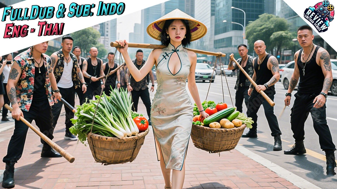 Gadis Beli Sayur Dihadang Preman, Tak Disangka Dewa Perang Lewat Dan Patahkan Semua Tangan Mereka