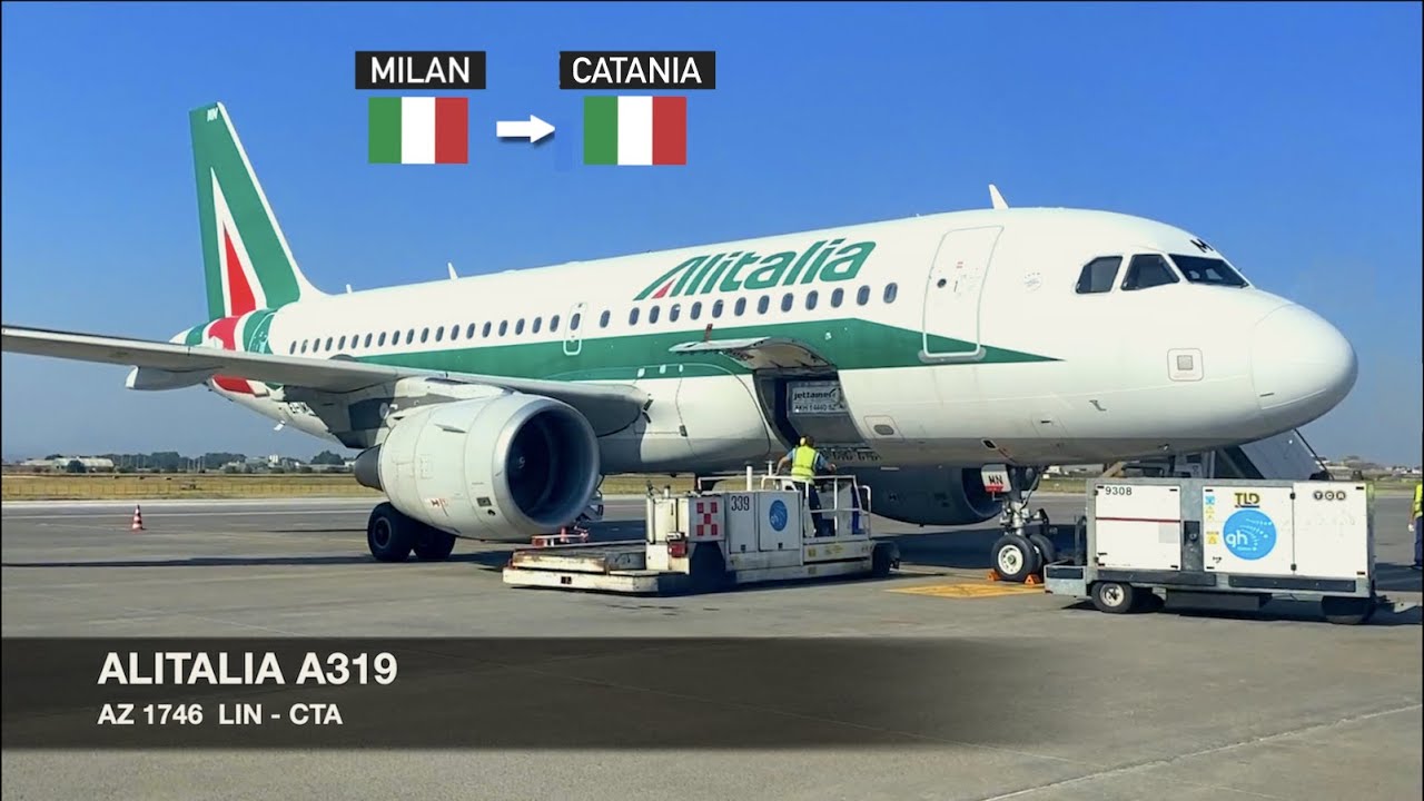 ДОБРО ПОЖАЛОВАТЬ В НОВЫЙ ЛИНЕЙТ! | Alitalia A319 | Милан LIN ✈ Катания | Эконом-класс
