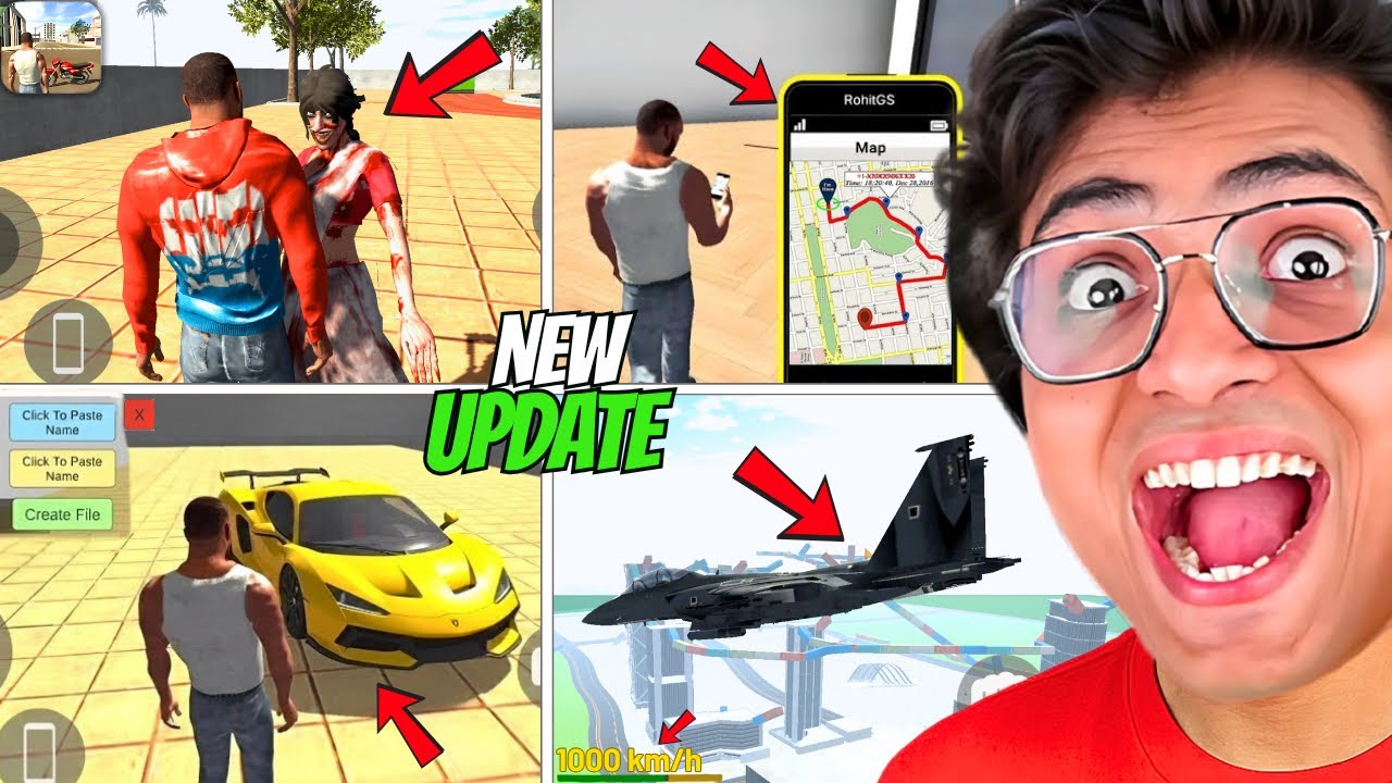 New Update in INDIAN BIKE DRIVING 3D😱 SKY JET