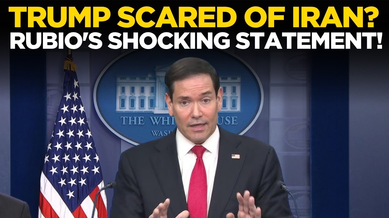 Marco Rubio LIVE | Rubio Drops Bombshell on Iran | Is Trump Backing Down From Tehran? | Iran War