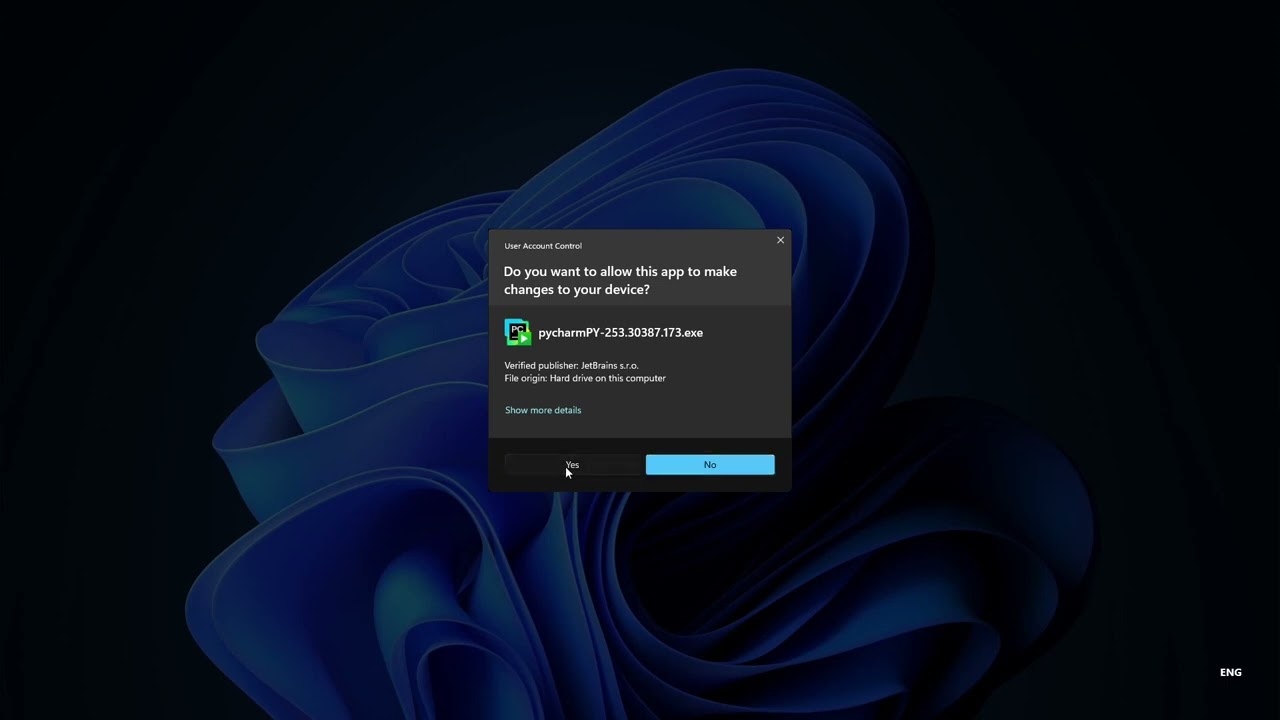 Windows 11 - Install Python, PyCharm and Course Material