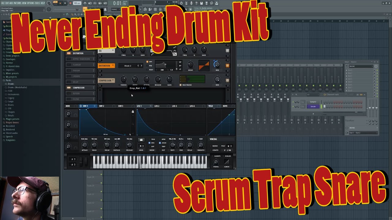 Trap Snare's With Serum - Never Ending Drumkit Ep. 4