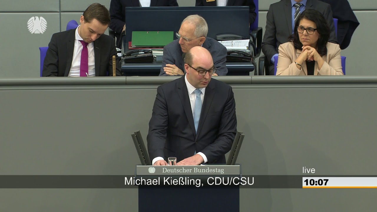 Michael Kie&szlig;ling: Elterngeld Plus, Partnerschaftsbonus, Elternzeit [Bundestag 23.02.2018]
