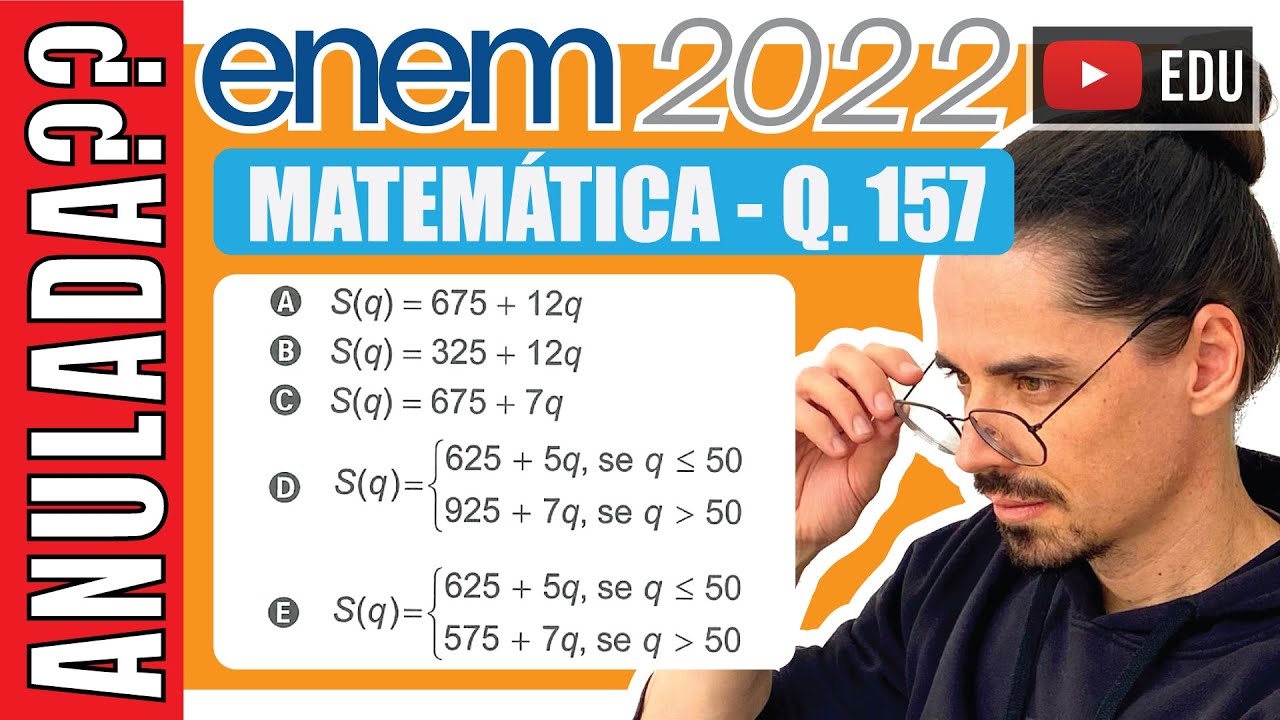 [ENEM 2022] 157 📘 SISTEMA DE EQUAÇÕES O funcionário de uma loja tem seu salário mensal formado por