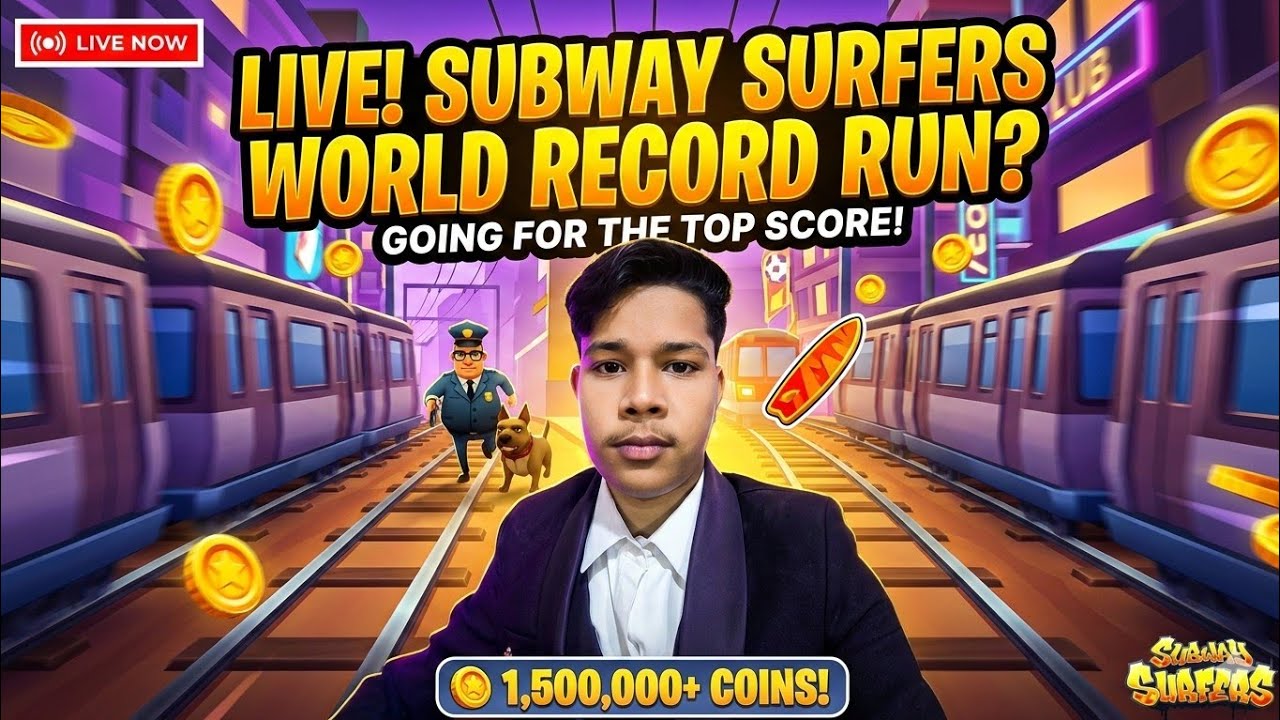 Mr green is live on subway surfers ❤️❤️fun play❤️❤️