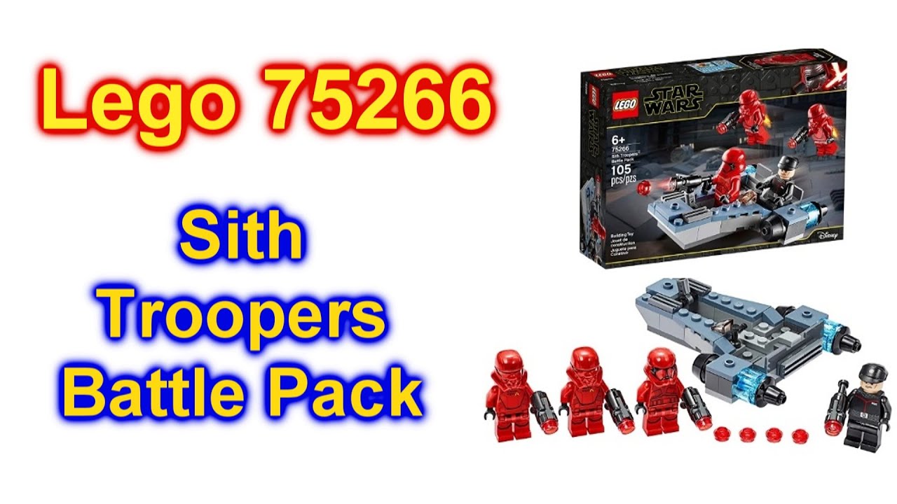 LEGO 75266 Star Wars Sith Troopers Battle Pack Stormtrooper Speeder Vehicle Building Kit