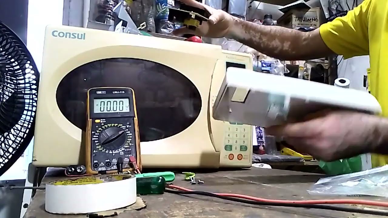 Como Trocar a membrana do microoondas Consul