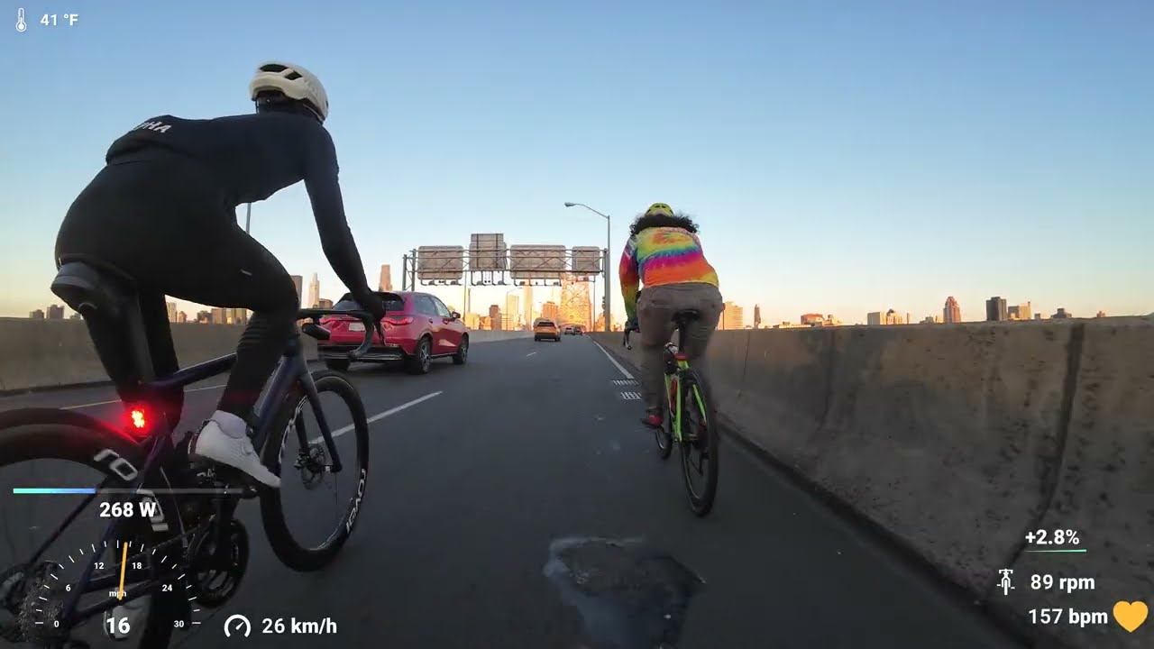 New York Marathon Cycling Pre-Ride With Friends - Nov 2nd 2025 - Queensboro Bridge Upper Level 👀👀👀
