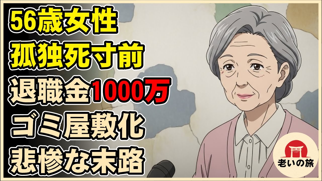 【漫画】孤独死にかけた56歳女性…退職金1000万円でゴミ屋敷に堕ちた末路【シニアライフ】【60代以上の方へ】