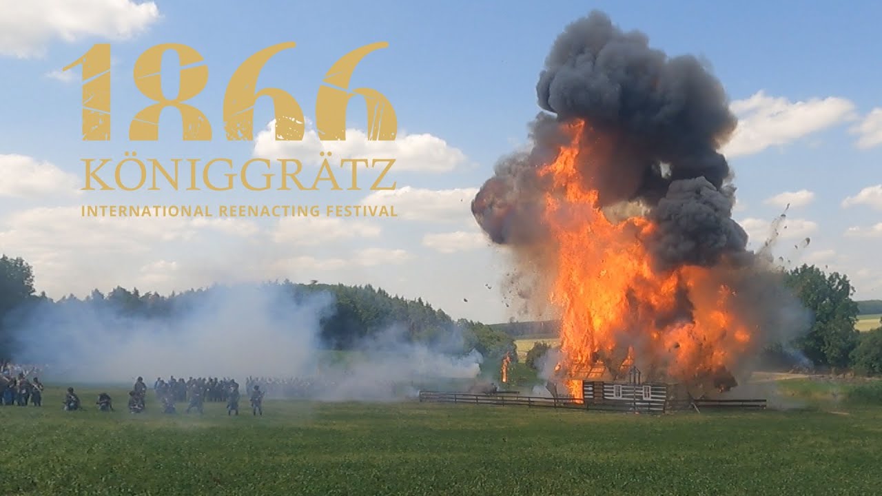 Bitevní ukázka v rámci 157. výročí bitvy u Hradce Králové