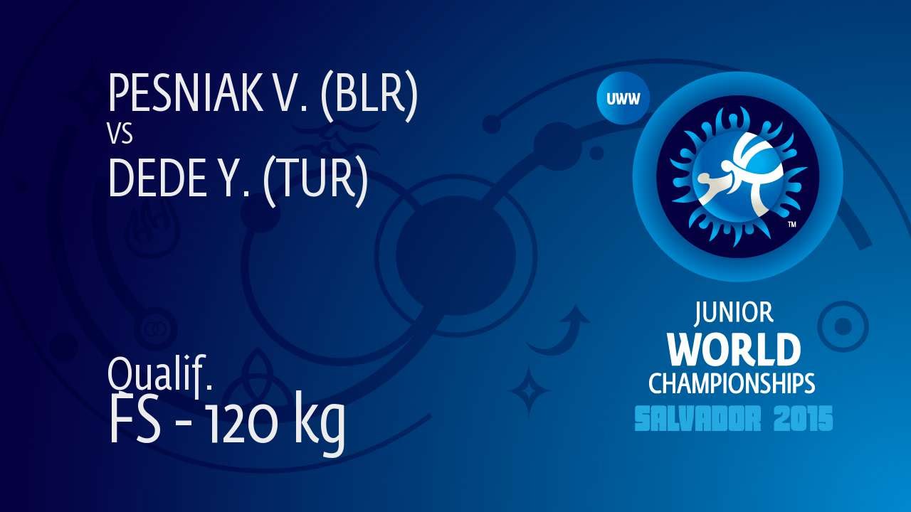 Qual. FS - 120 kg: Y. DEDE (TUR) df. V. PESNIAK (BLR), 9-5