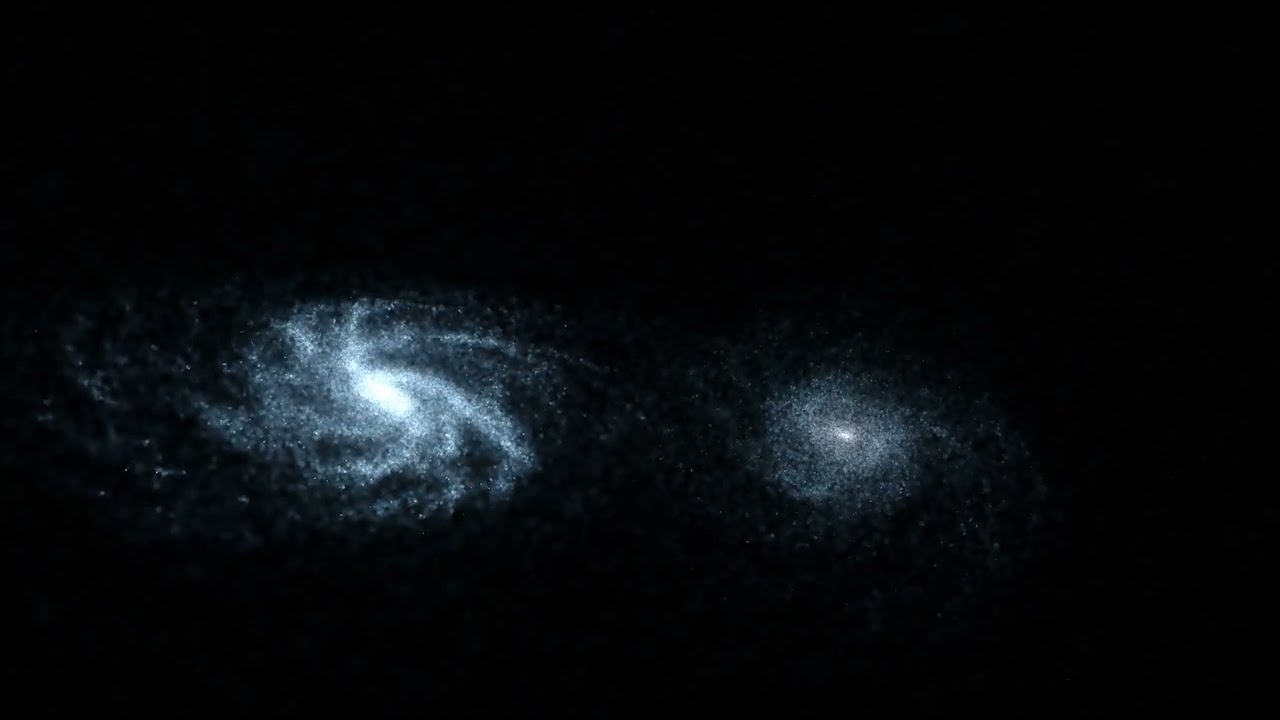 Galaxy Collision Simulation | SpaceSim