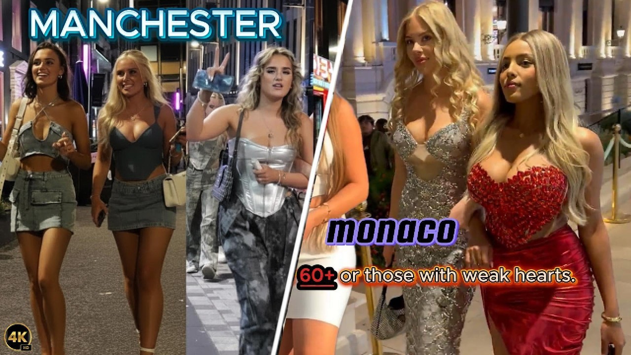 Monaco & Manchester After Dark  Which City Feels More Alive