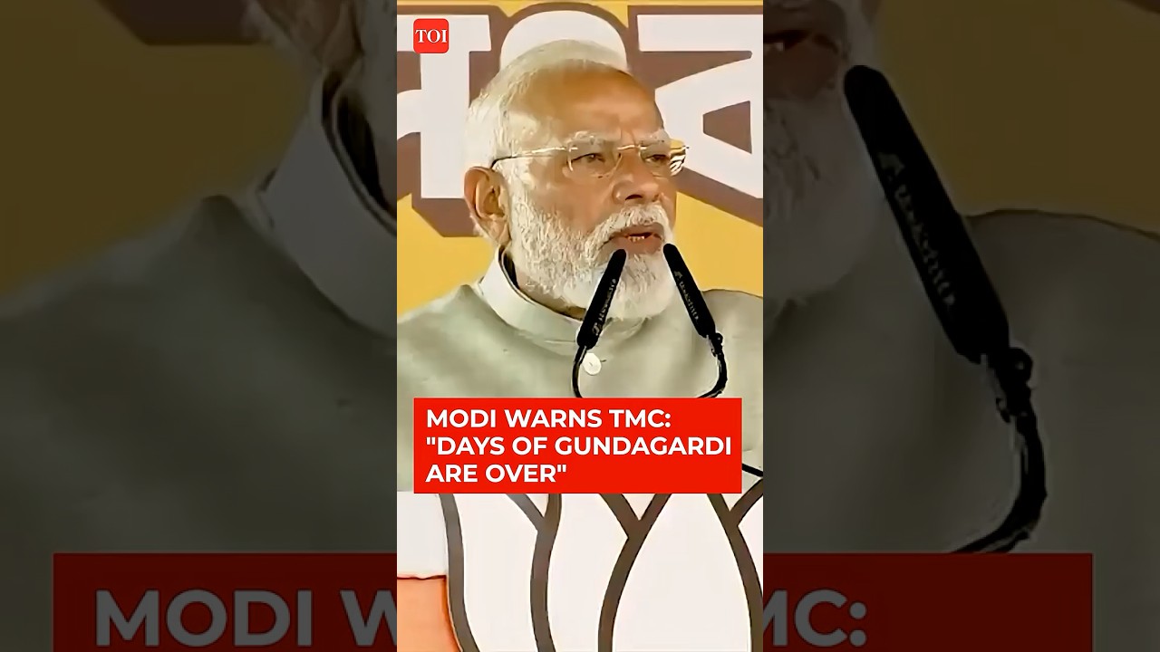 PM Modi Warns TMC &lsquo;Gundagardi&rsquo; Coming To An End In Bengal