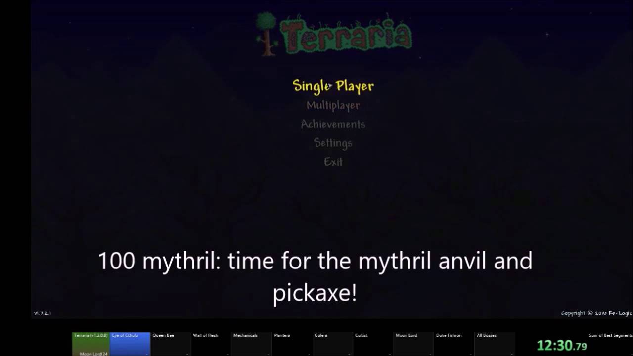 [Terraria showcase] Mining for hardmode ores in under 30 minutes (expert)