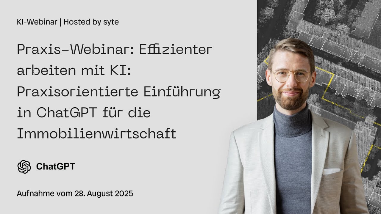 Praxis-Webinar | Praxisorientierte Einführung in ChatGPT für die Immobilienwirtschaft