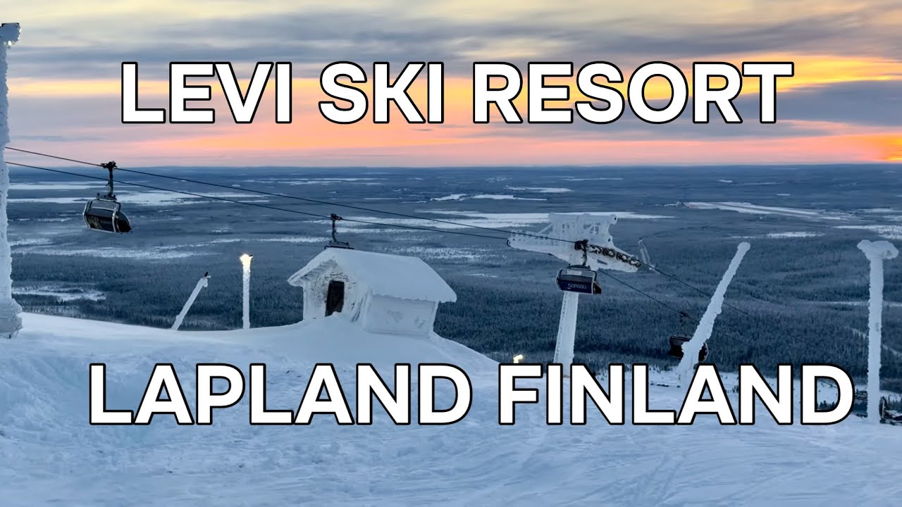 Levi Ski Resort, Zero Point in Lapland, Finland |4K|