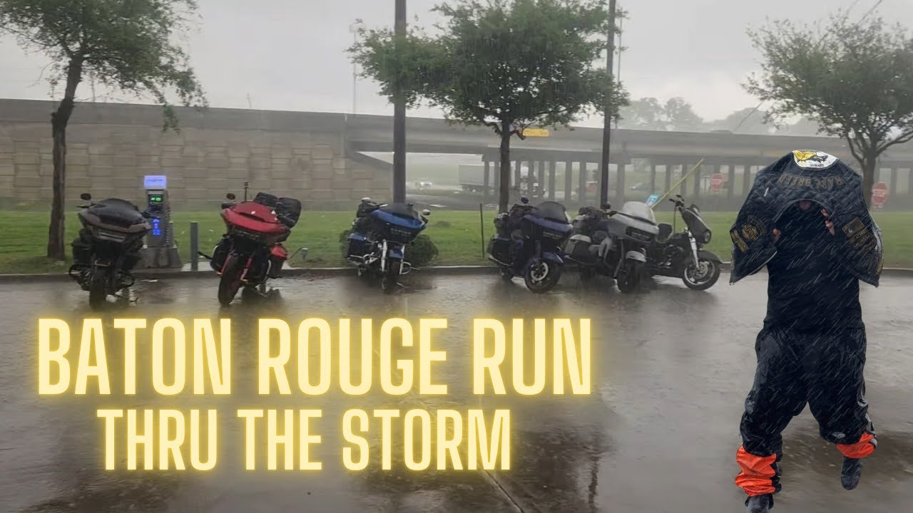 Motorcycling thru the storm AGAIN to Baton Rouge