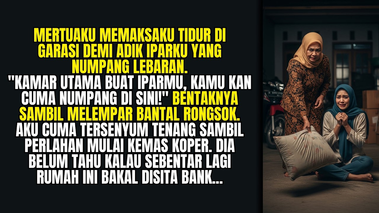 Disuruh Mertua TIDUR DI GARASI Demi Ipar, Syok Saat Menantu KEMAS KOPER Ke Rumah Baru!