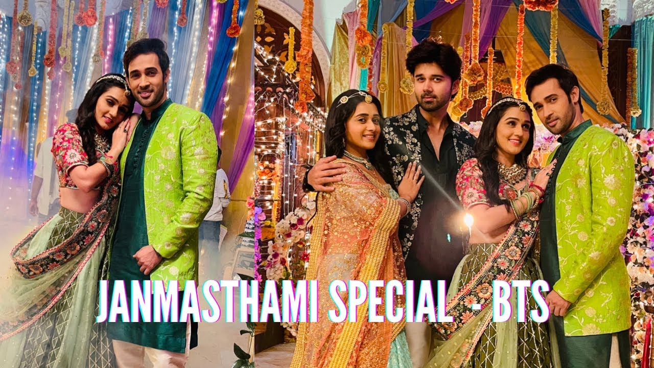 Janmashtami special with my team ❤️🤗 #sasuralsimarka2 #karansharma #bts #fun #ssk2