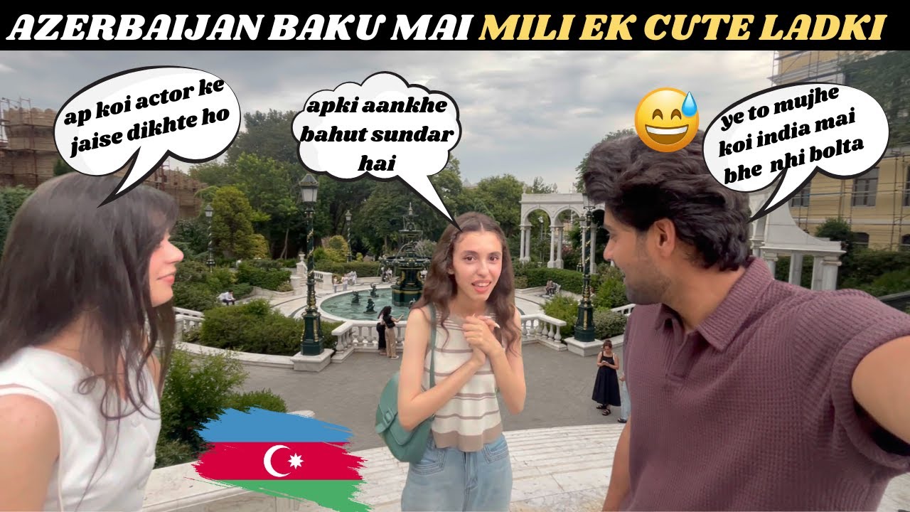 How expensive is Baku city| interaction with cute girl in Baku| hair styling in Baku Azerbaijan