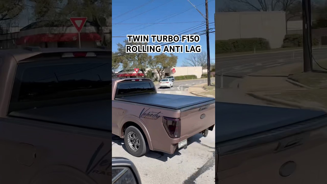 twin turbo F150 with rolling anti-lag!
