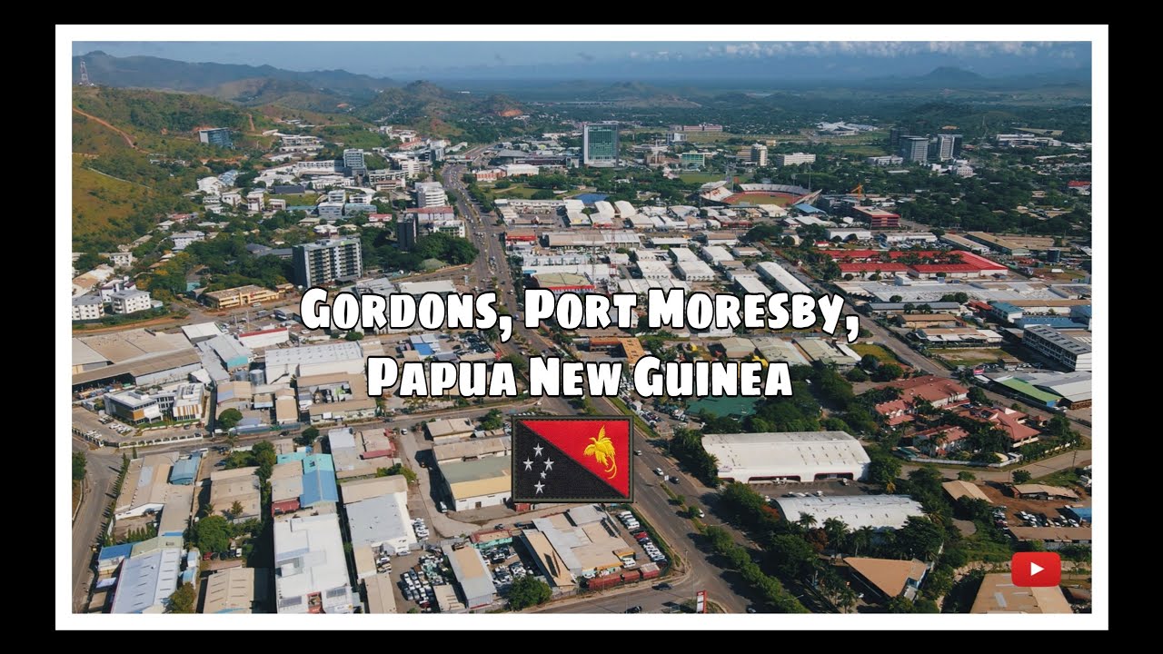 Aerial View of Gordons, Port Moresby, National Capital District, Papua New Guinea