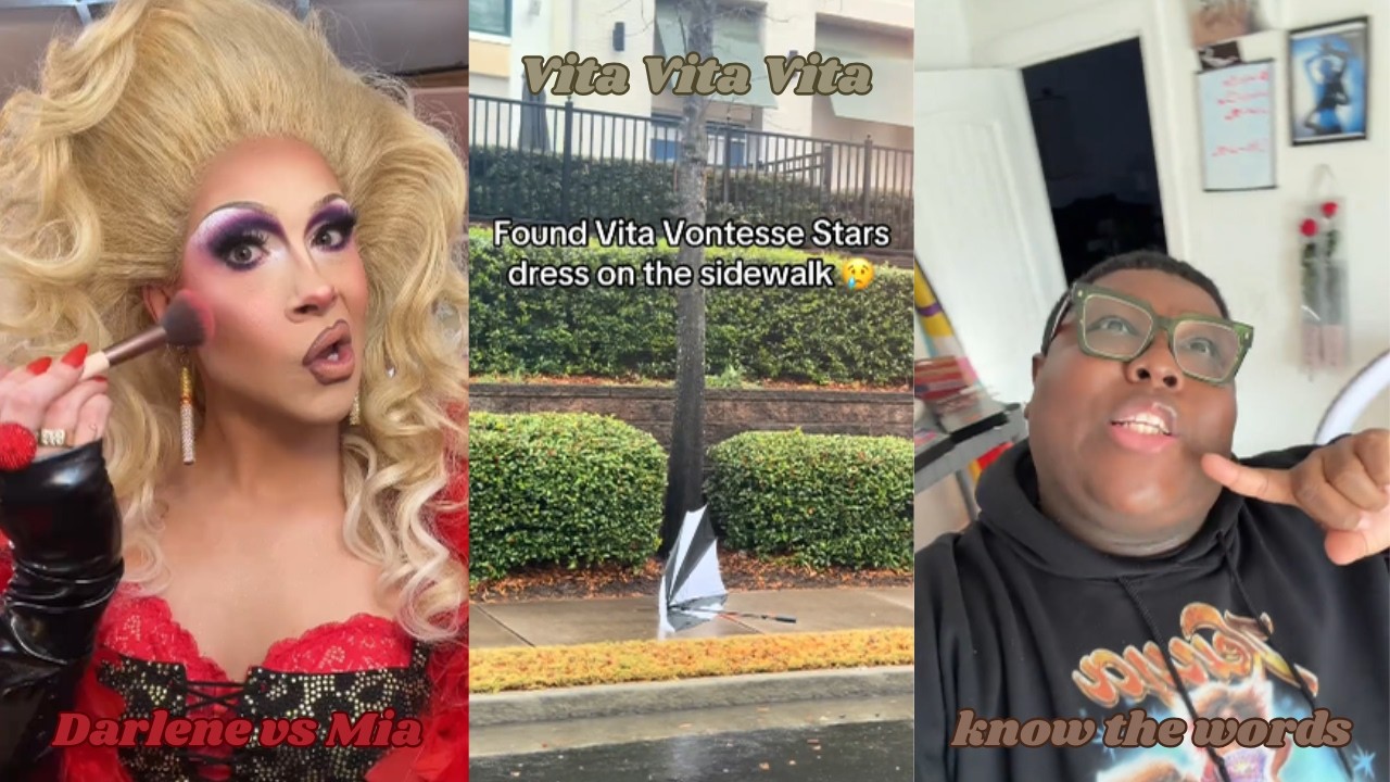Drag Race S18 TikToks that are for the party girls