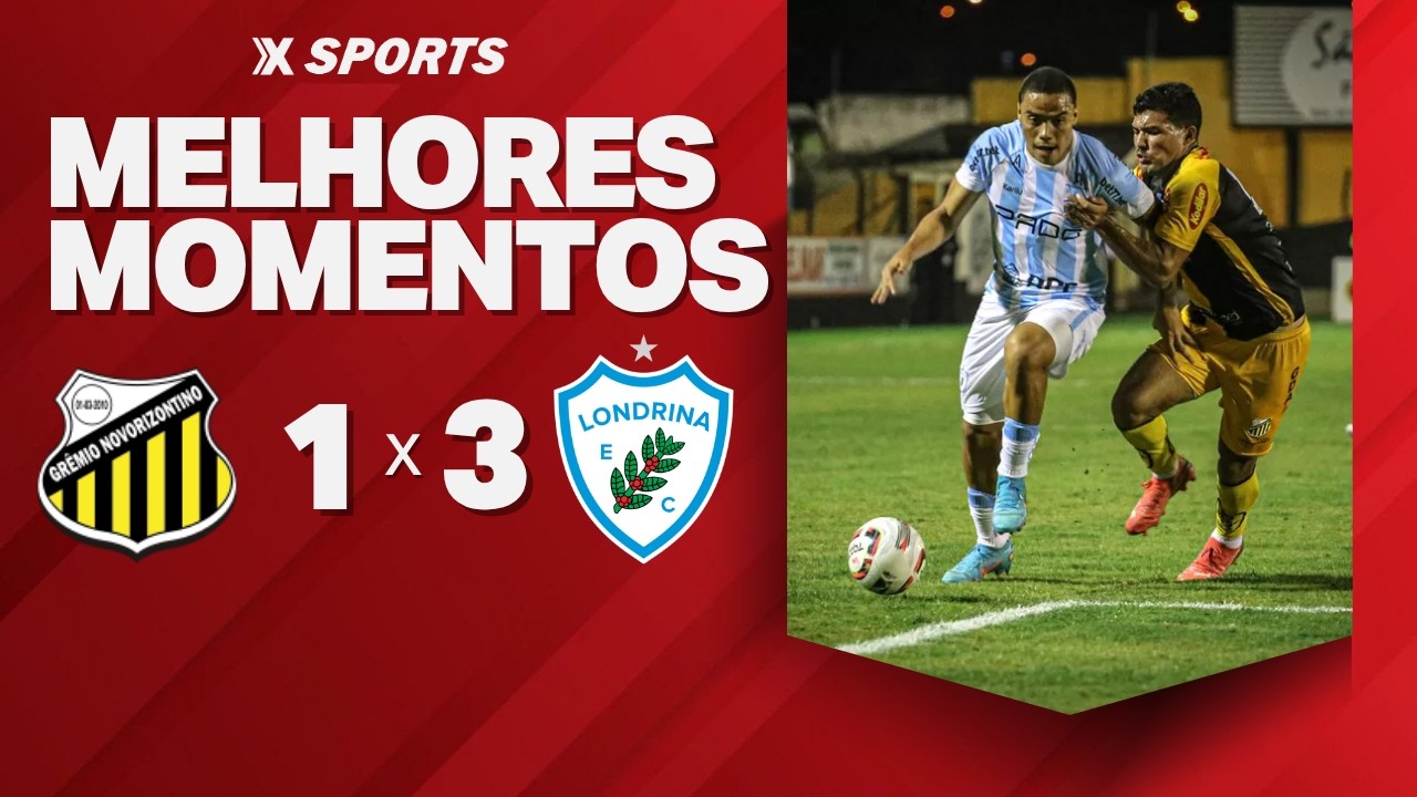 NOVORIZONTINO 1 X 3 LONDRINA - MELHORES MOMENTOS - BRASILEIR&Atilde;O S&Eacute;RIE B