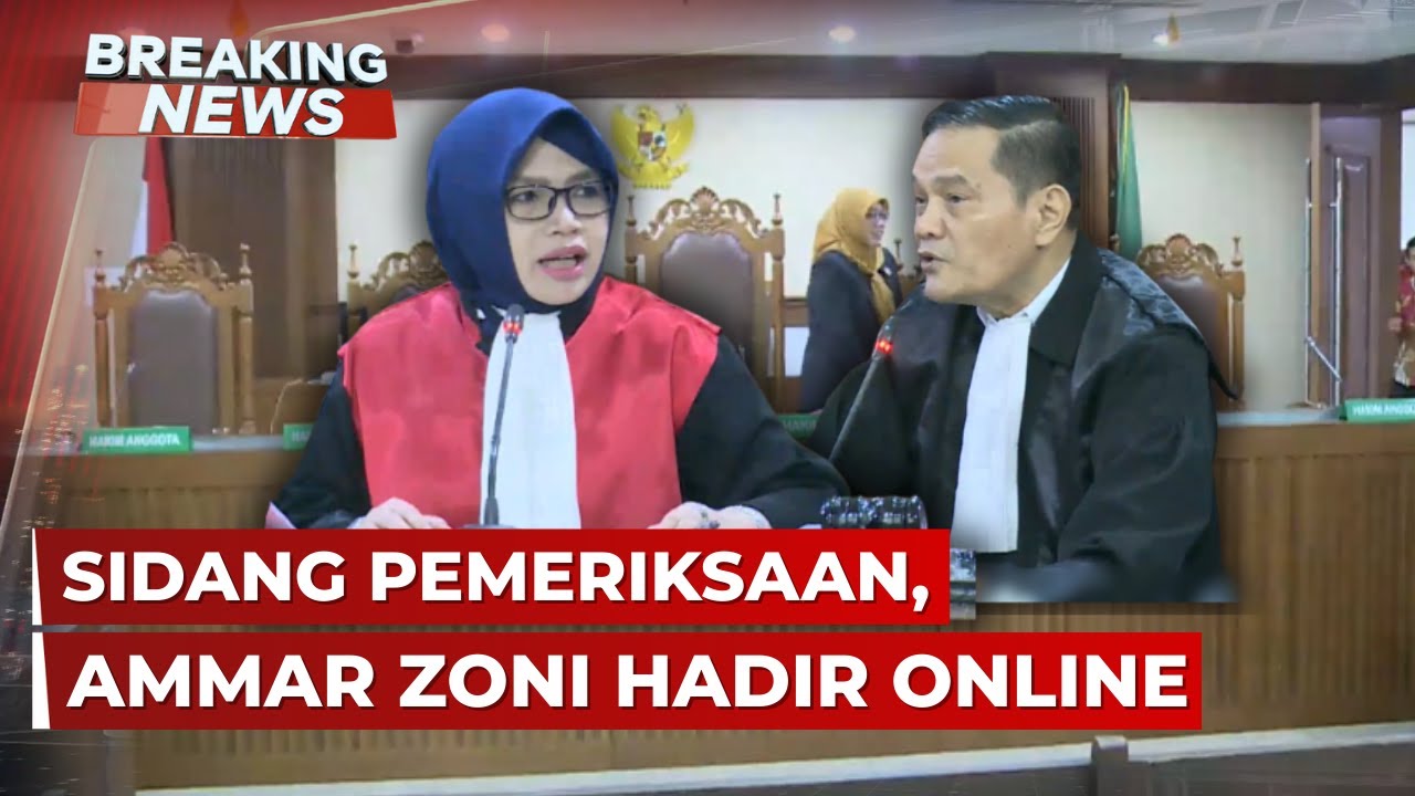 BREAKING NEWS - Sidang Ammar Zoni Kasus Narkoba di PN Jakpus