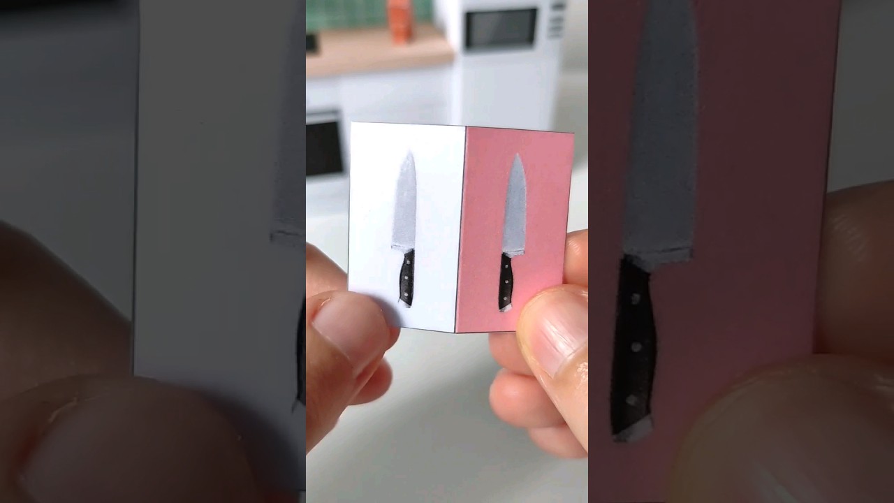 DIY paper dollhouse crafts 