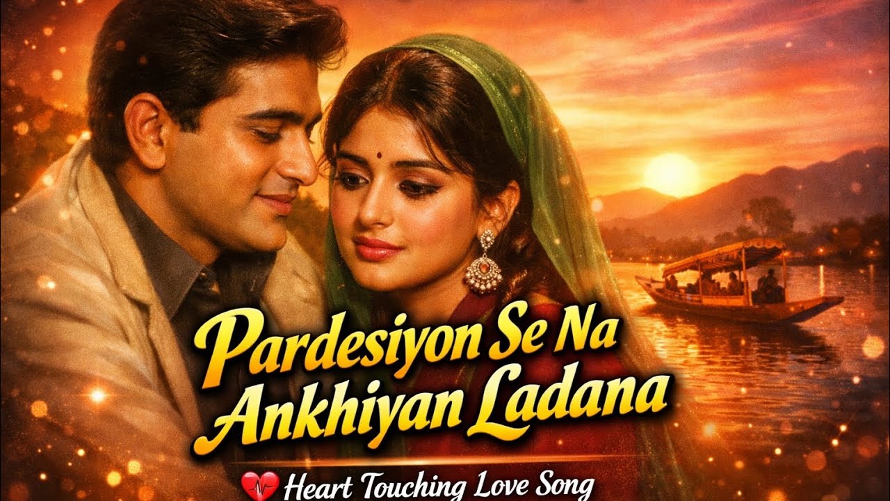 Pardesiyon Se Na Ankhiyan Ladana 💔 | 90’s Evergreen Romantic Song | Heart Touching Love Song | 4K HD
